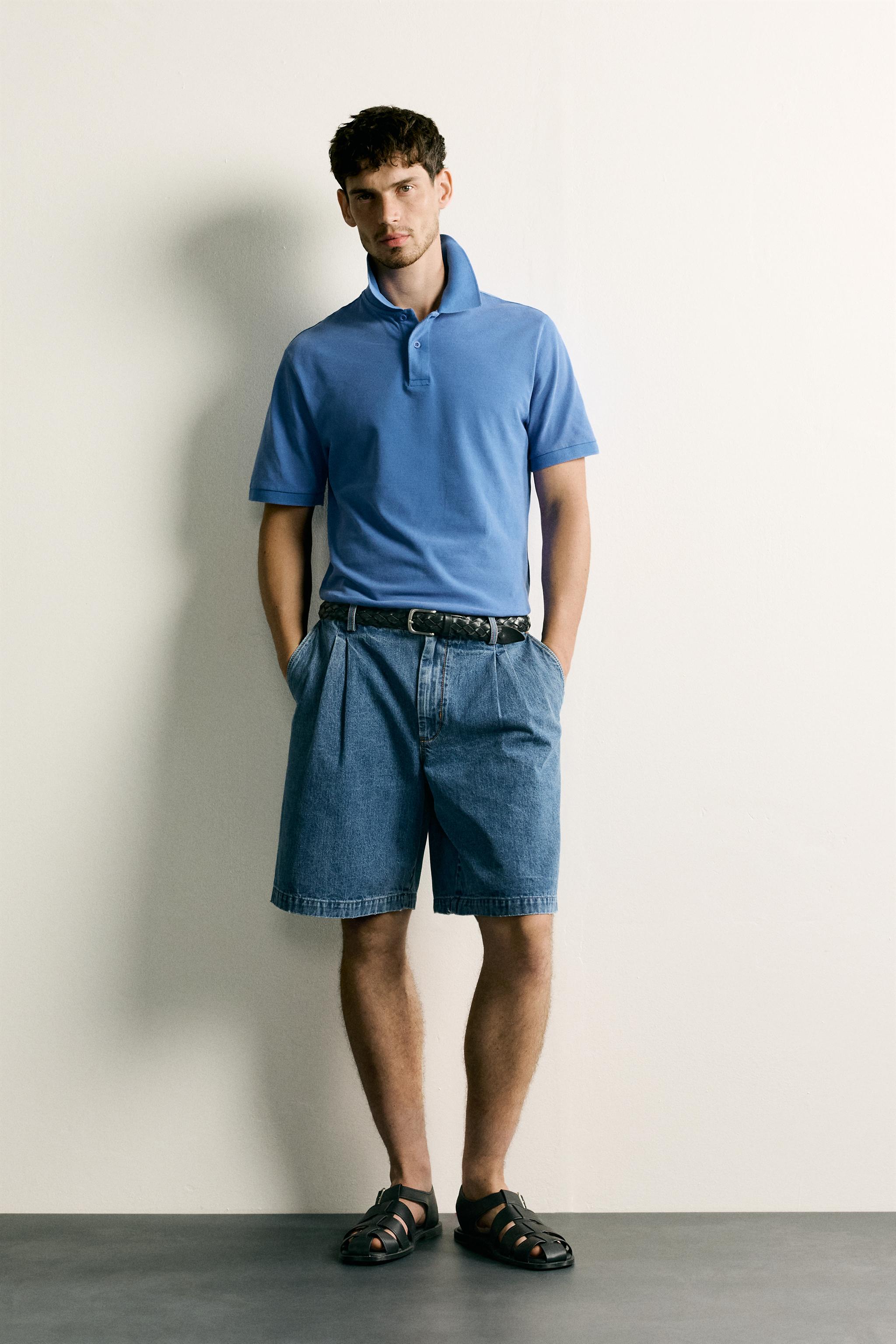 POLO PIQUÉ DÉLAVÉ REGULAR FIT